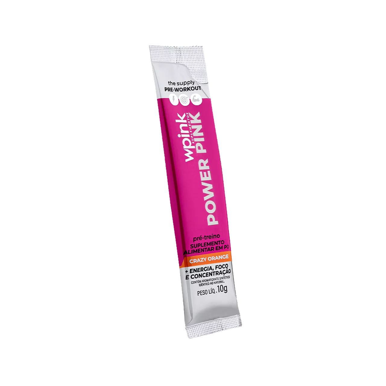power pink de laranja - pré-treino – 300g - wp