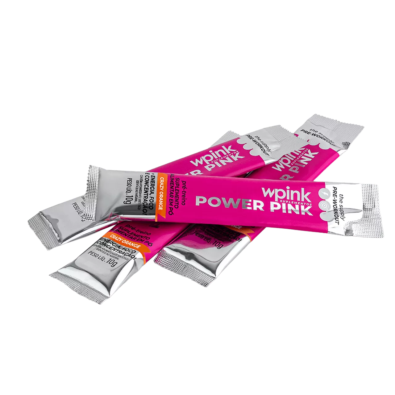 power pink de laranja - pré-treino – 300g - wp