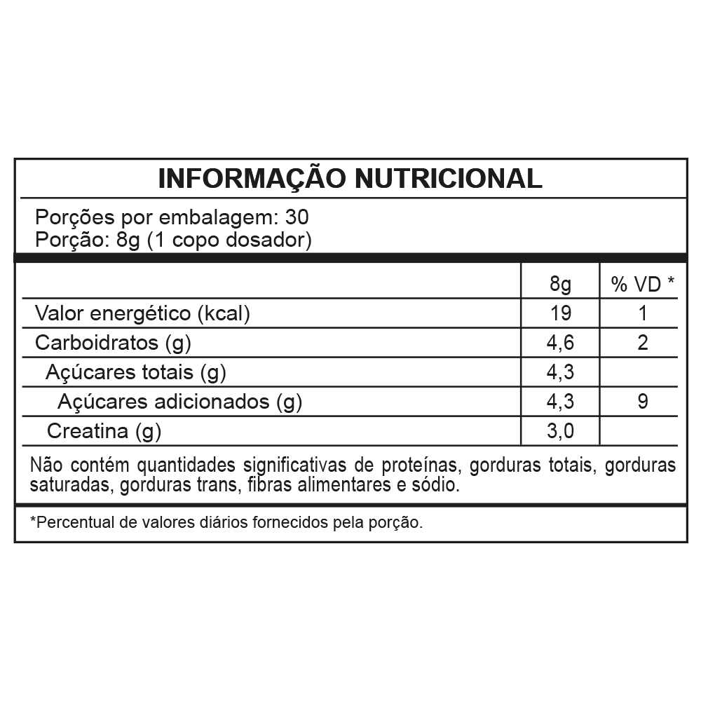 creatina de limão - 240g – wp