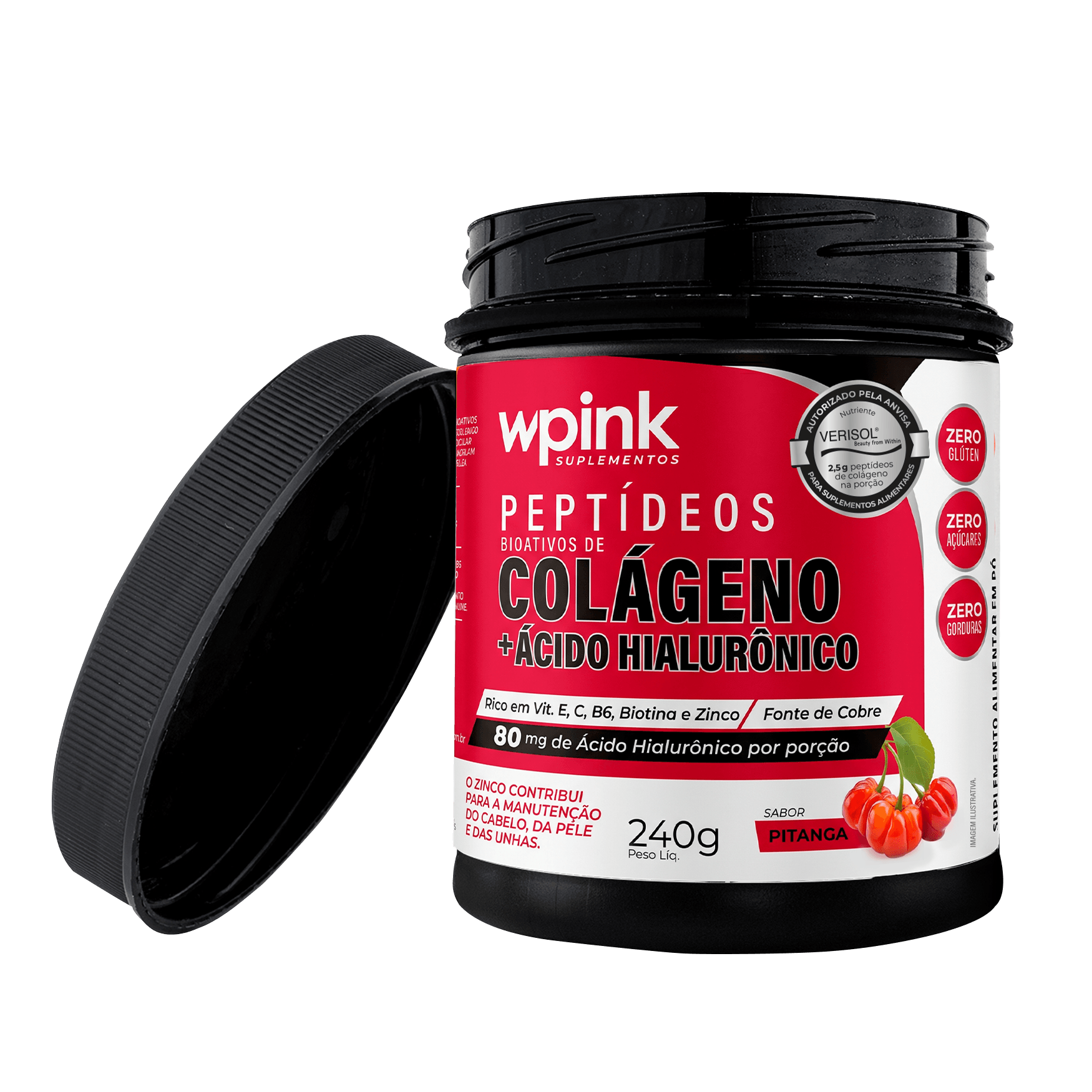 colágeno de pitanga - 240g - the supply - wp